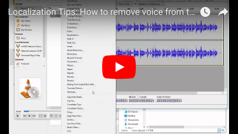 how to remove voice but keep music in the audio track